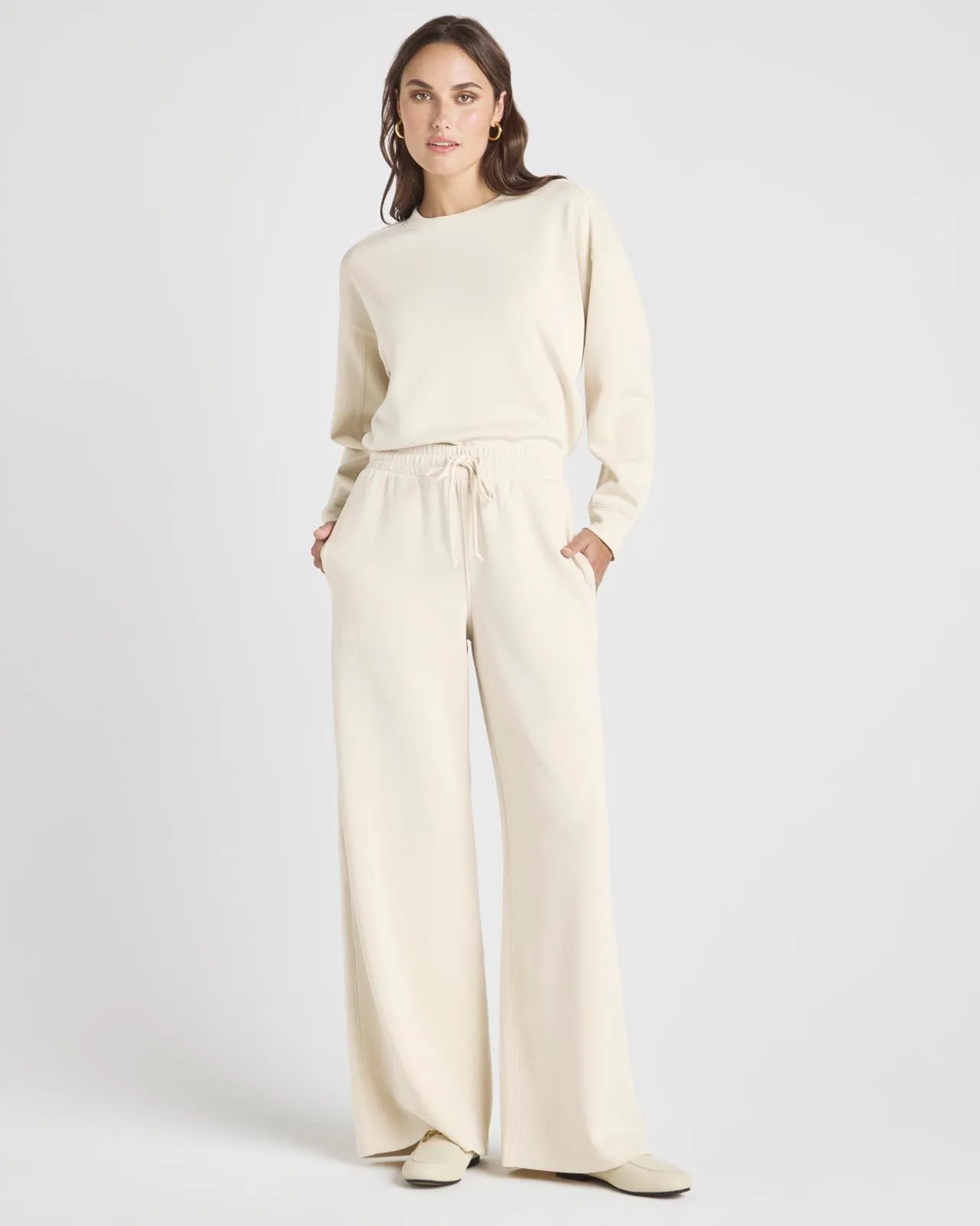 Splendid x @Cellajaneblog Scuba Wide Leg Pant