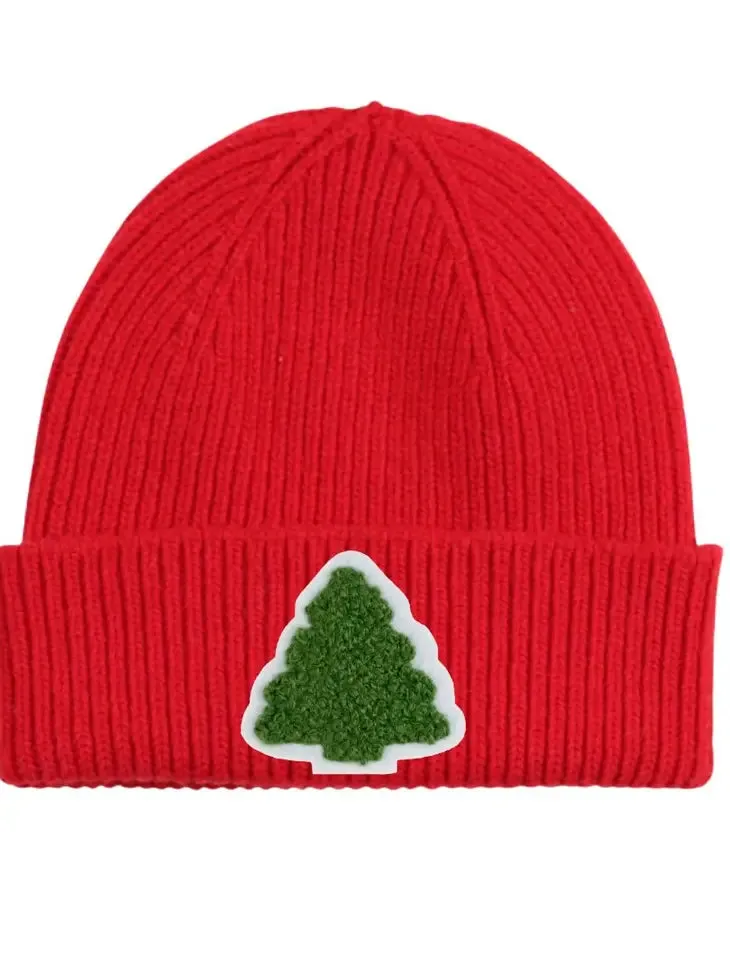 SWE Christmas Tree Patch Beanie - Red