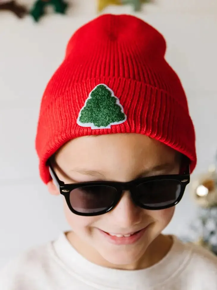 SWE Christmas Tree Patch Beanie - Red