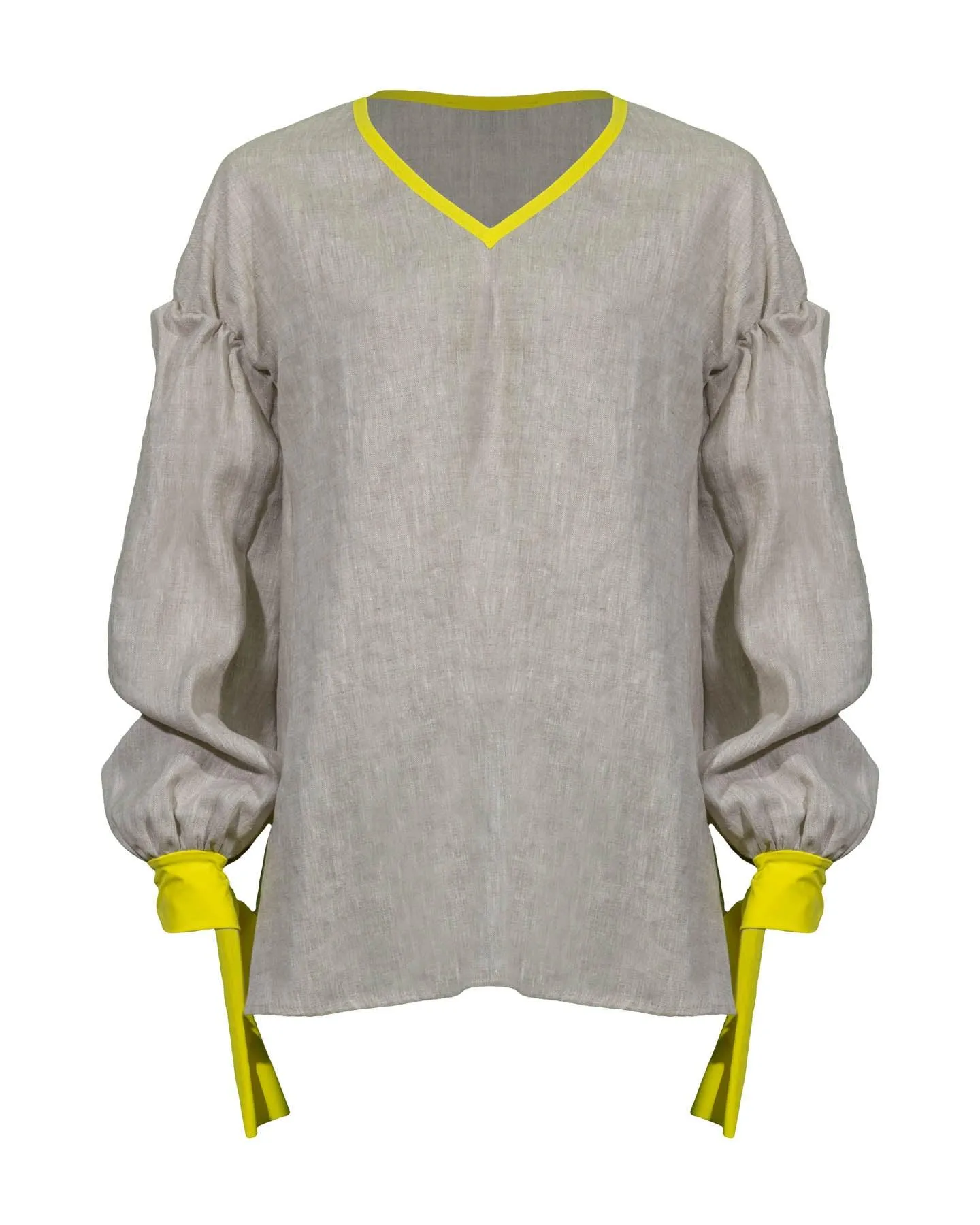 Tacaude V-Neck Linen Tunic