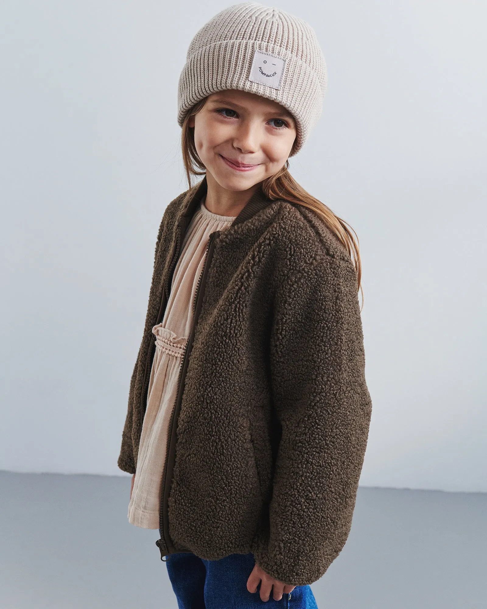 Teddy Jacket - Kids - Dark Earth