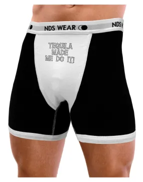 Tequila Made Me Do It - Bone Text Mens Boxer Brief Underwear by TooLoud