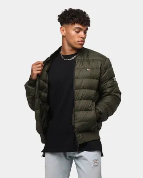 Tommy Jeans Light Down Bomber Jacket Dark Olive