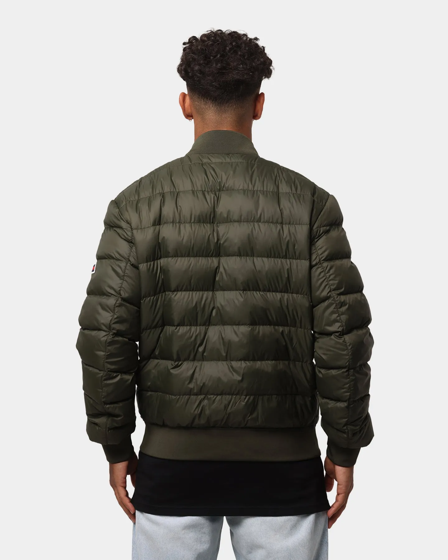 Tommy Jeans Light Down Bomber Jacket Dark Olive