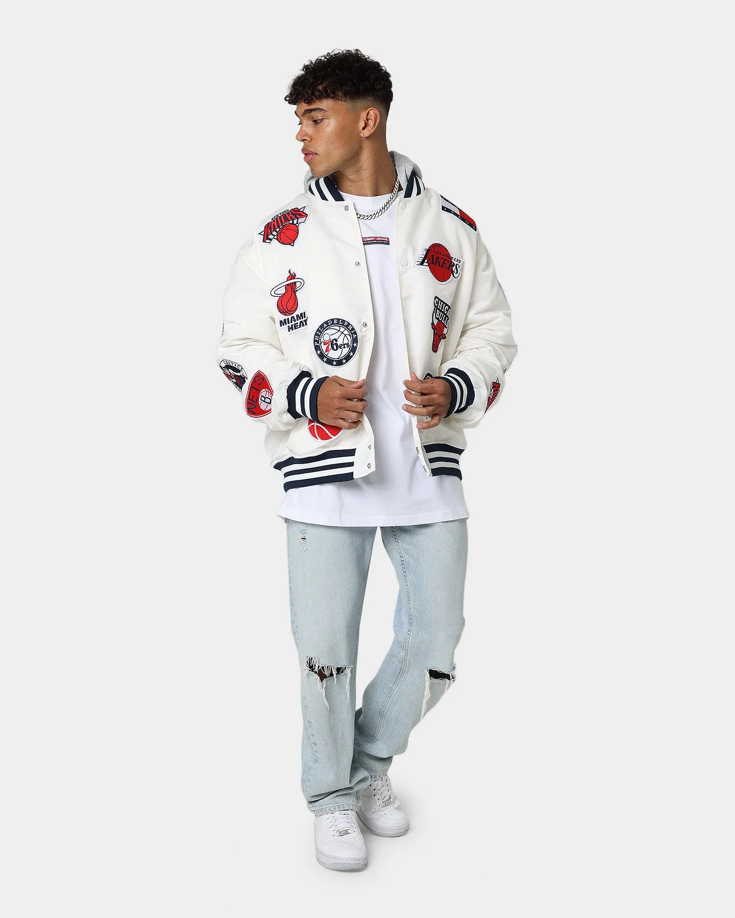 Tommy Jeans Tommy Jeans X NBA M16 Jacket Ancient White