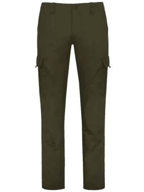 Trendy Flap Pockets Zip Fly Straight Cargo Pants