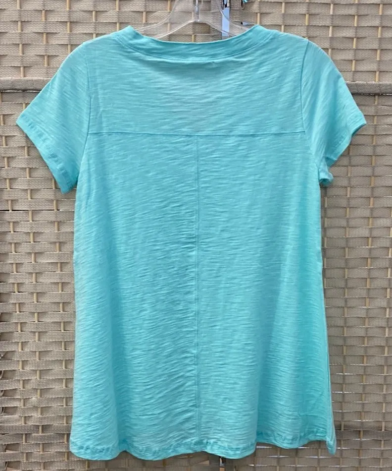 V-Neck Tunic - Seaglass