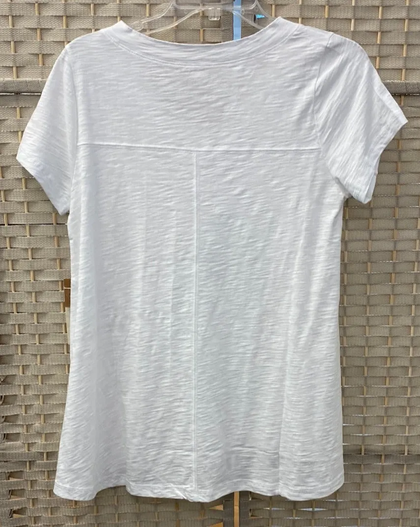 V-Neck Tunic - White