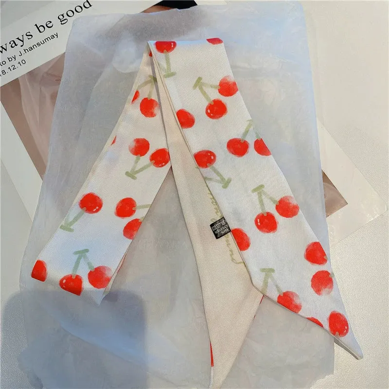 Versatile Double-Sided Silk Scarf