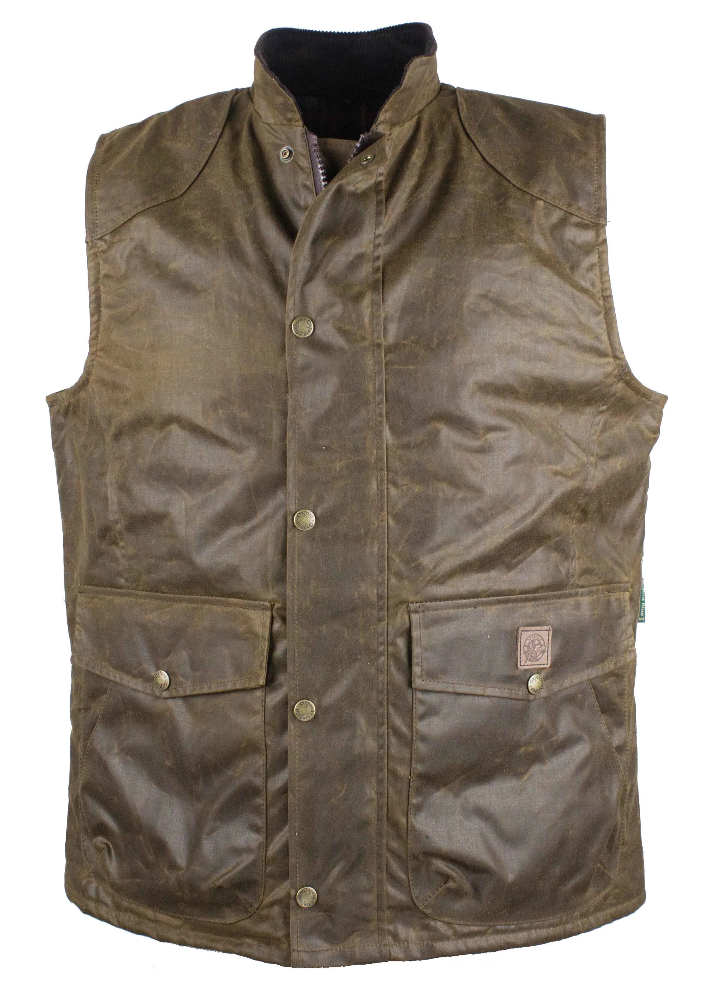 W174 - Men's Antique Wax Chelsea Gilet - CARAMEL