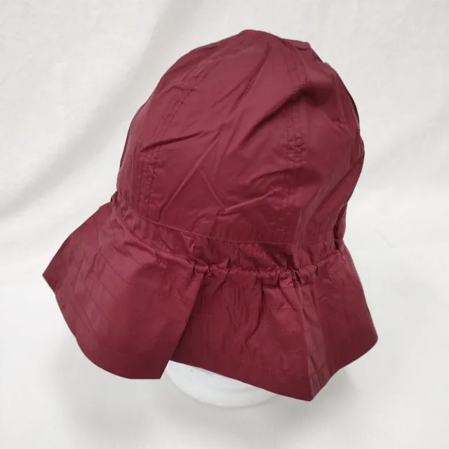 WILD THINGS/JUN MIKAMI 新品 rain poncho hat 定価41800円 22SS-17-WT レイン ポンチョ ボルドー レディース ワイルドシングス/ジュンミカミ【中古】3-0927G◎#