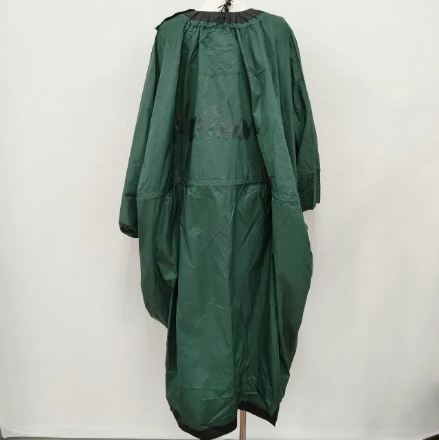 WILD THINGS/JUN MIKAMI 新品 rain poncho hat 定価41800円 22SS-17-WT レイン ポンチョ グリーン レディース ワイルドシングス/ジュンミカミ【中古】3-0927G◎