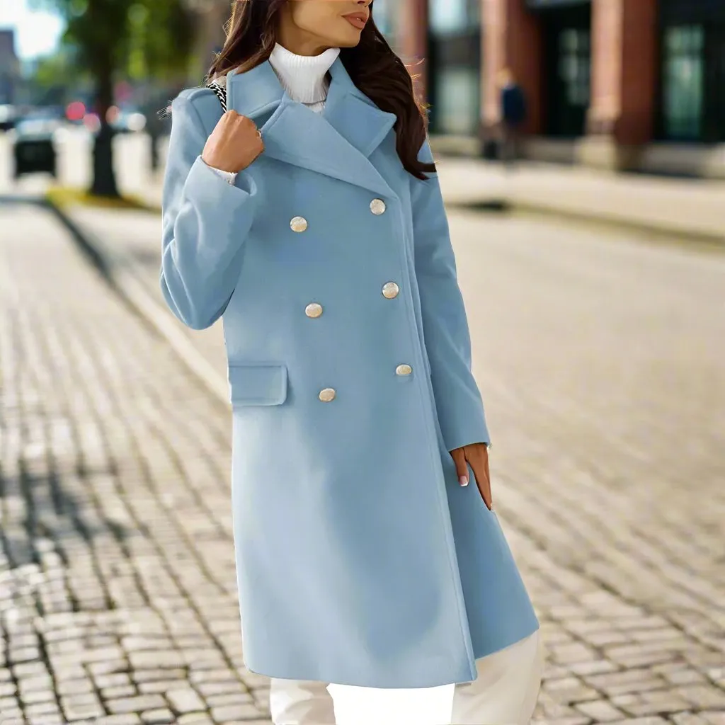 Women's Overcoat Blouse Womens Wool Winter Jackets for Winter S1526571