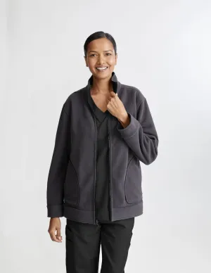 Women's Reversible Fleece Jacket Black