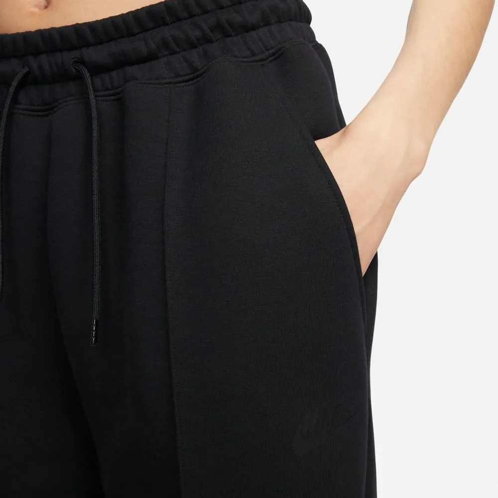 Womens Sportswear Tech Fleece Mid-Rise Joggers - Black