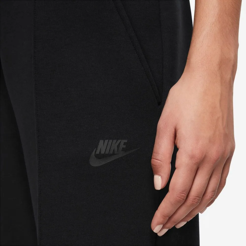 Womens Sportswear Tech Fleece Mid-Rise Joggers - Black