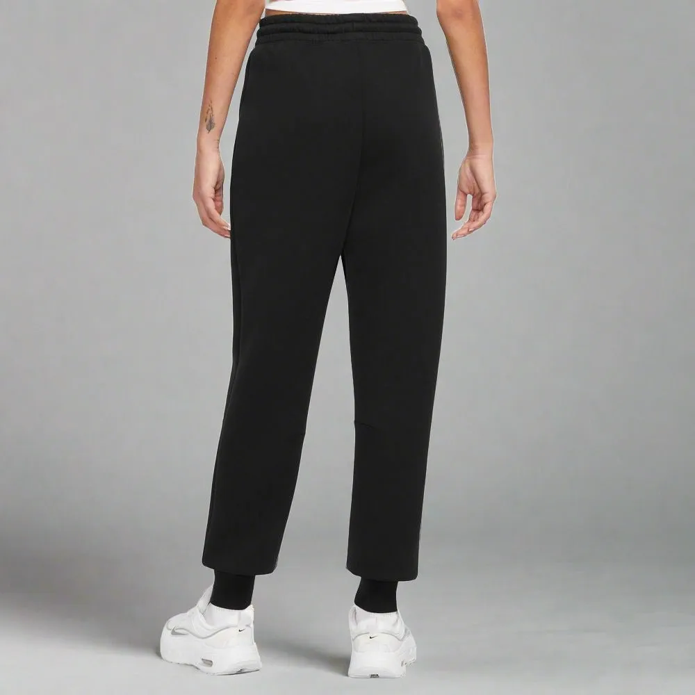 Womens Sportswear Tech Fleece Mid-Rise Joggers - Black