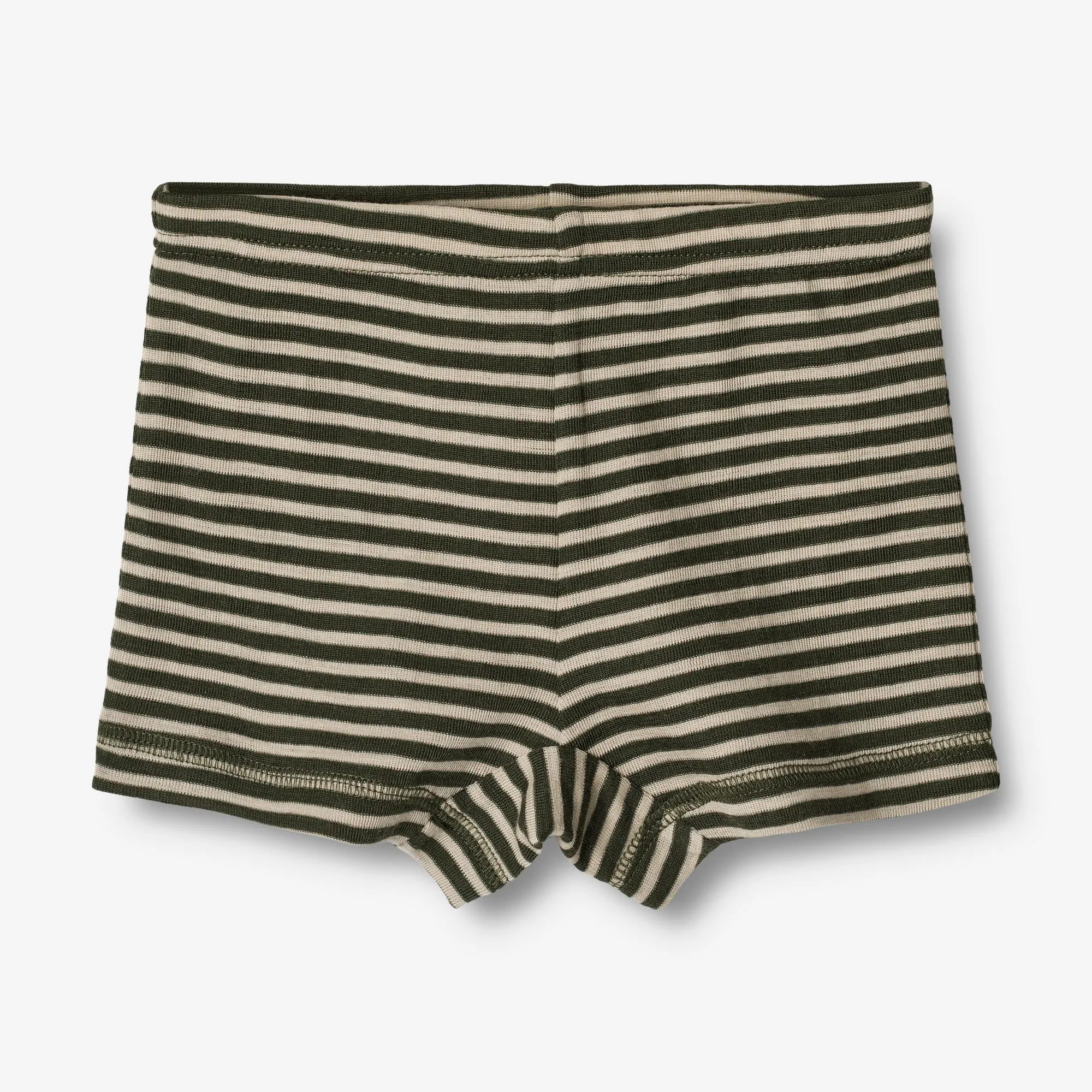 Wool Tights Avalon - green stripe