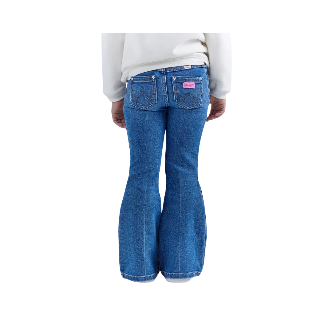 Wrangler Barbie Girl's Flare Jeans