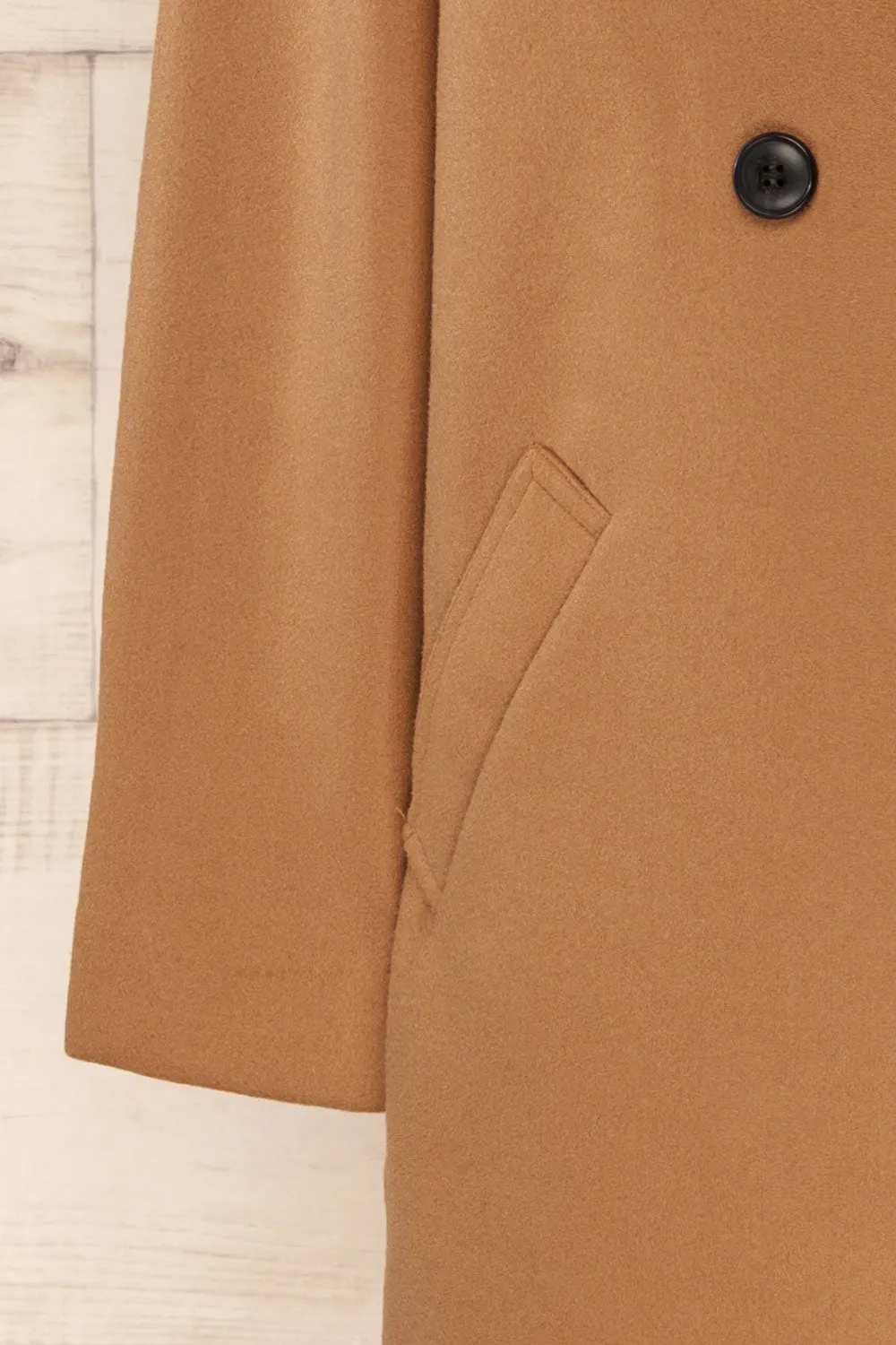 Youri Brown | Buttoned Trench Coat w/ Pockets