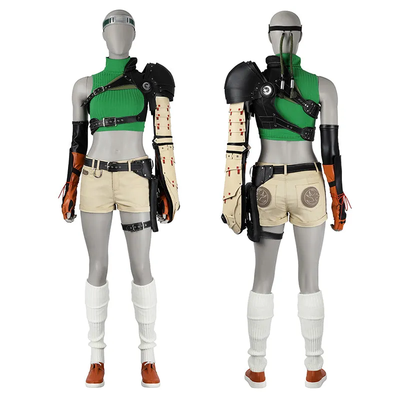 Yuffie Cosplay Costume FF7 Remake Intergrade Yuffie Kisaragi Uniform Halloween Carnival Suit