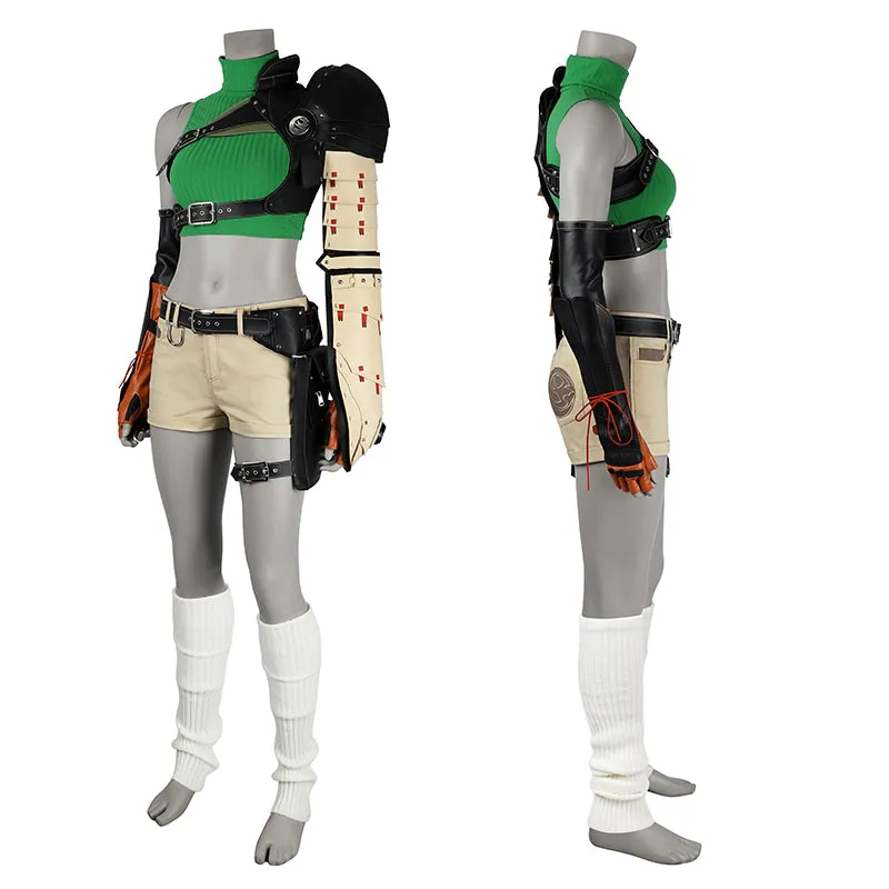 Yuffie Cosplay Costume FF7 Remake Intergrade Yuffie Kisaragi Uniform Halloween Carnival Suit