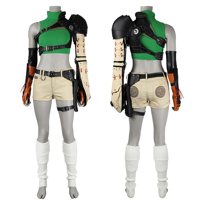 Yuffie Cosplay Costume FF7 Remake Intergrade Yuffie Kisaragi Uniform Halloween Carnival Suit